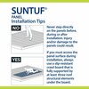 Suntuf 26 in. x 6 ft. Smooth Cream Polycarbonate Roof Panel, 10PK 400987